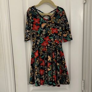 Dot Dot Smile floral twirl dress